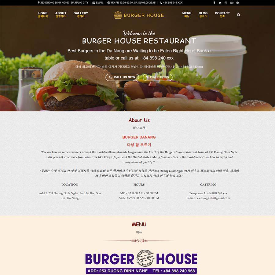 Theme WordPress bán bánh mỳ