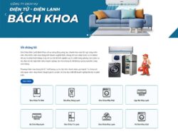 Theme WordPress dịch vụ sửa chữa điện lạnh