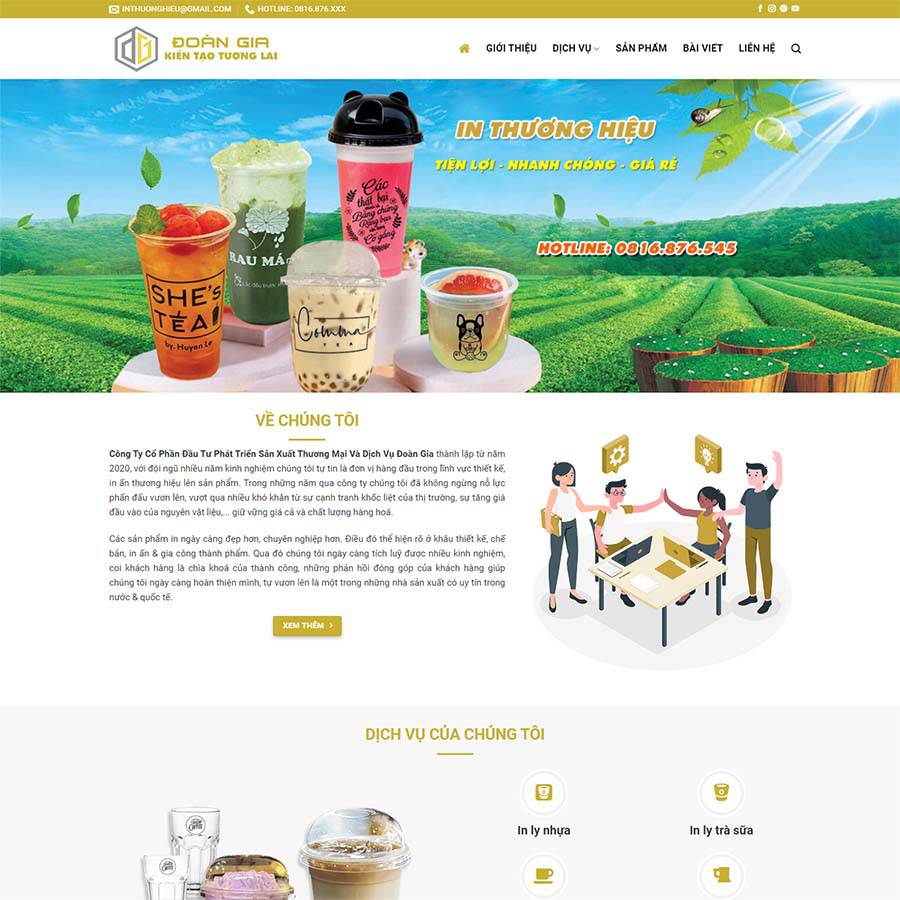 Theme WordPress in nhựa