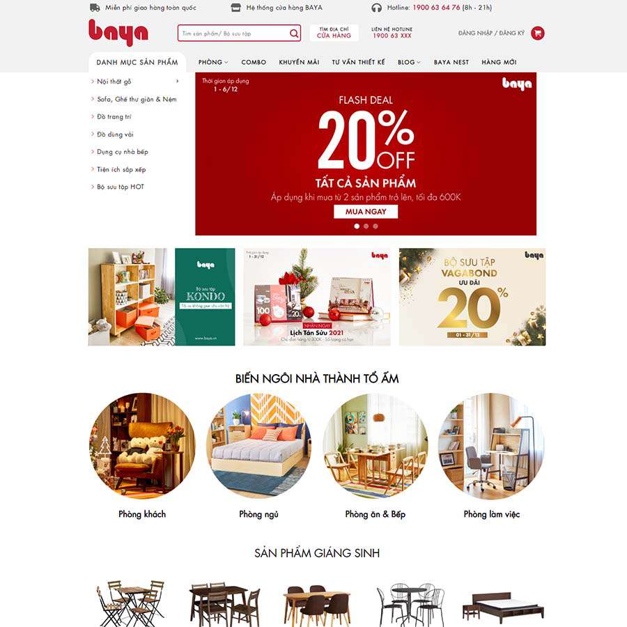 Theme WordPress nội thất 24