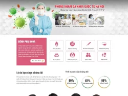 Theme WordPress phòng khám đa khoa 02
