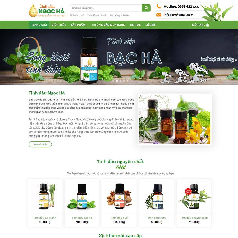 Theme WordPress thực phẩm chức năng 22