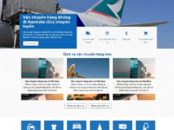 Theme WordPress dịch vụ vận chuyển quốc tế logistic