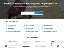 Theme WordPress cấp visa du lịch nước ngoài